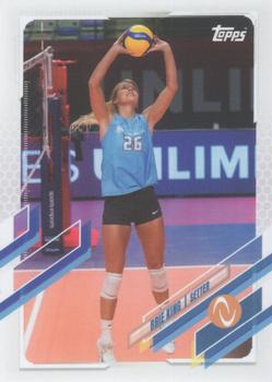 2021 Topps On-Demand Set #2 - Athletes Unlimited Volleyball #7 Brie King Front